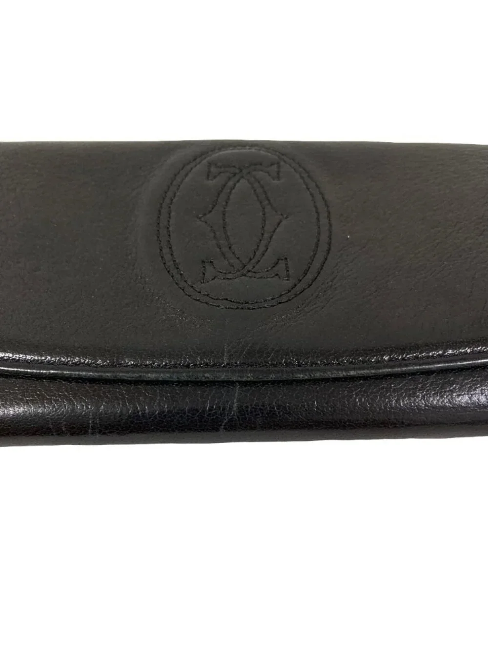 Cartier Marcello de Leather Wallet Black